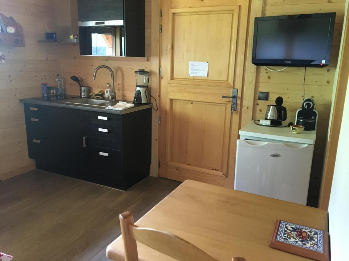 Studio 1 Piece Situe Dans Un Chalet Beaufort  Exteriör bild